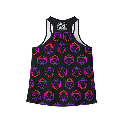 D20 Racerback Tank, womens