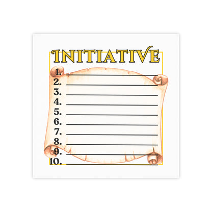Initiative List Notepad — Decorative 10-Point Post-it® Note Pad