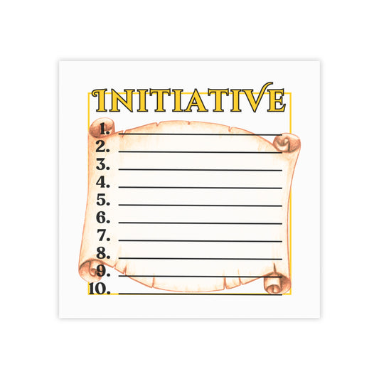 Initiative List Notepad — Decorative 10-Point Post-it® Note Pad