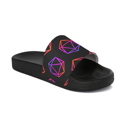 D20 Slide Sandals, womens