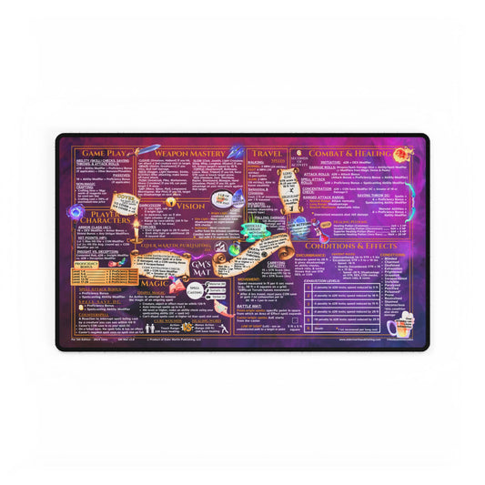 Game Master Mat for 5th Edition 2024 Mechanics, game size, Magic Mists