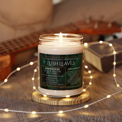Inspiration Soy Candle | 9oz Lush Leaves - Apple Harvest Scent
