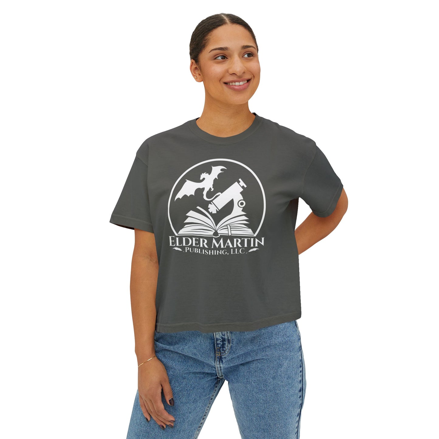 Elder Martin Publishing Logo Boxy Tee