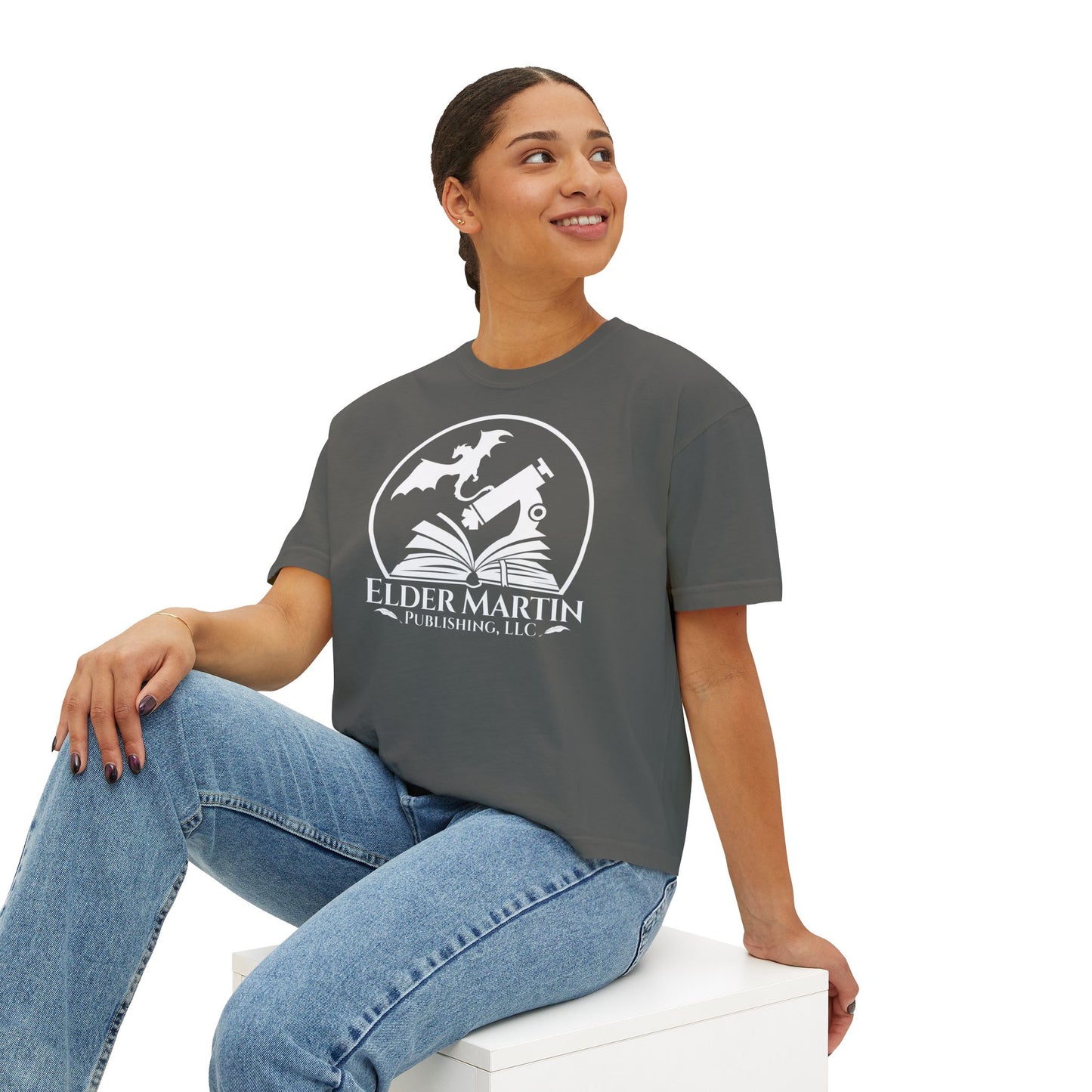 Elder Martin Publishing Logo Boxy Tee