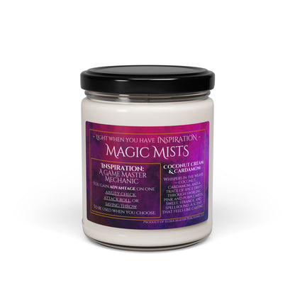 Inspiration Soy Candle | 9oz Magic Mists - Coconut Cream & Cardamom Scent