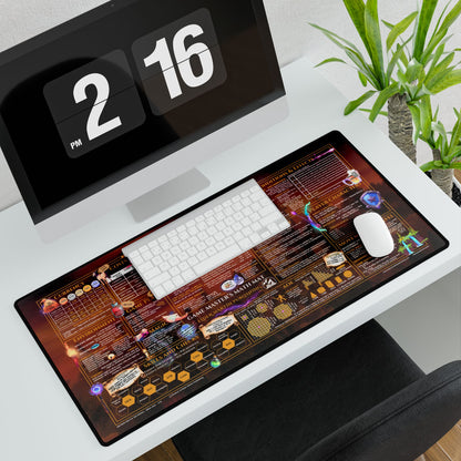 Game Master Deskmat for 5th Edition 2024 Mechanics, premium size, Vampire Village