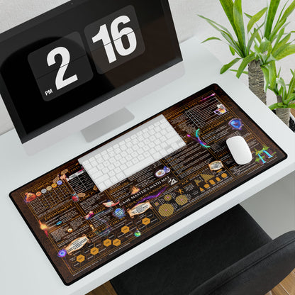 Game Master Deskmat for 5th Edition 2014 Mechanics, premium size, Crafter's Copper