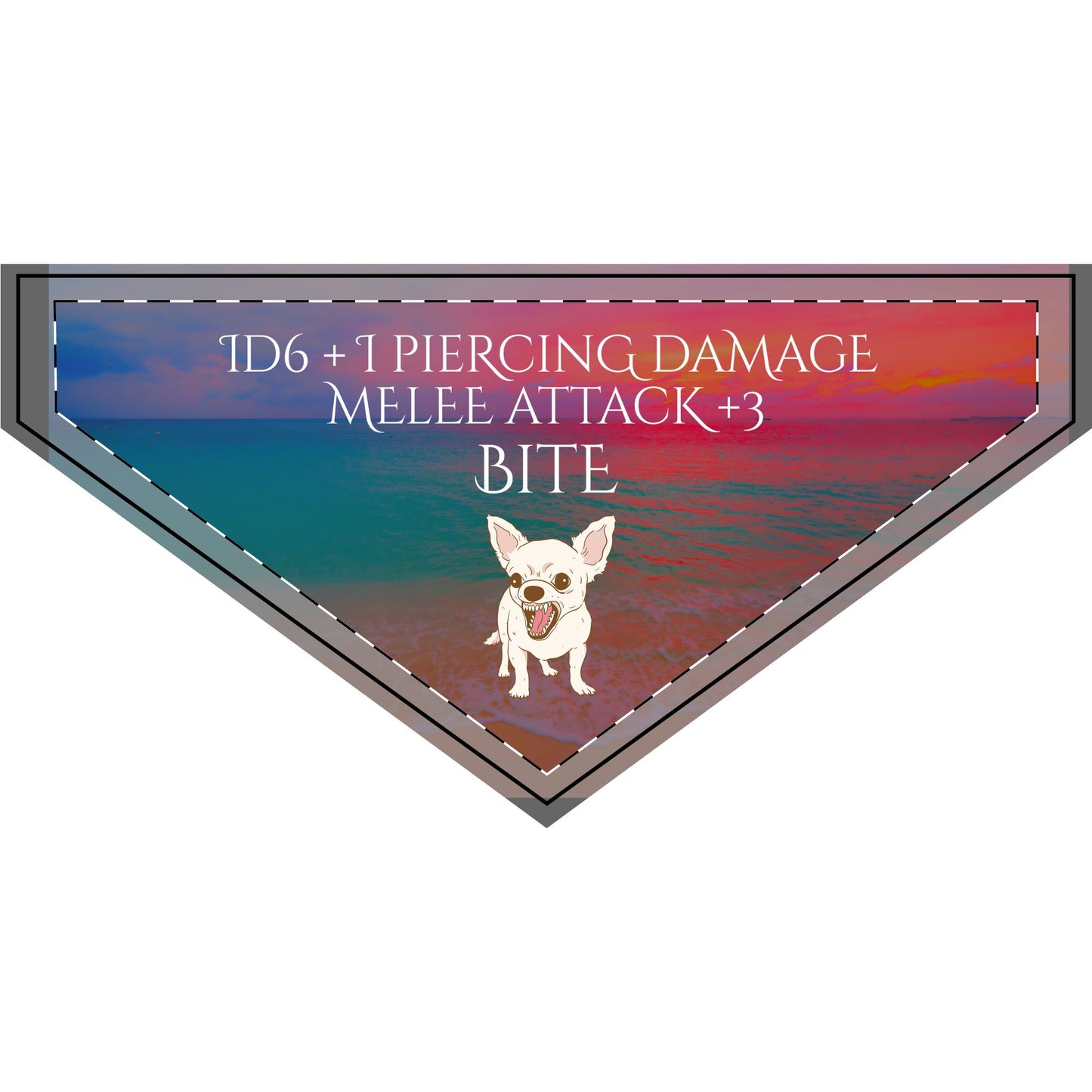 Clip-on Pet Bandana for Dogs – BITE DPS - Seaside Sunset