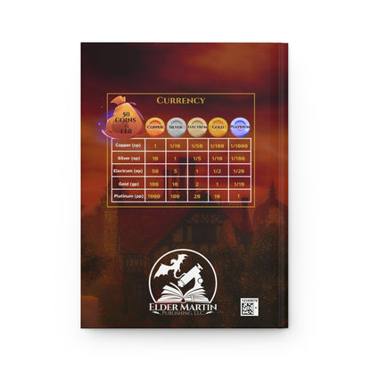 Campaign Notebook, Hardcover Journal, lined - Vampire Village