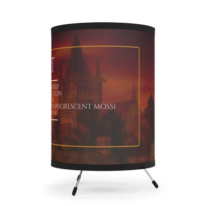 Light Spell Tripod Lamp with High-Res Printed Shade - Vampire Village