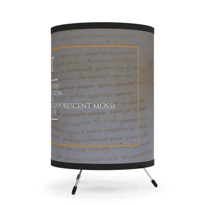Light Spell Tripod Lamp with High-Res Printed Shade - Pale Parchment