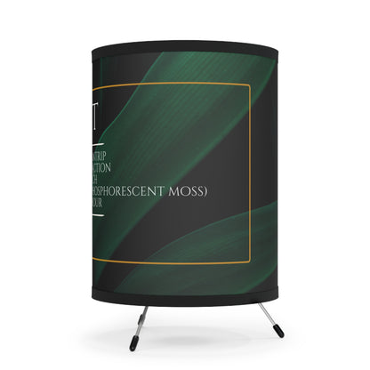 Light Spell Tripod Lamp with High-Res Printed Shade - Lush Leaves