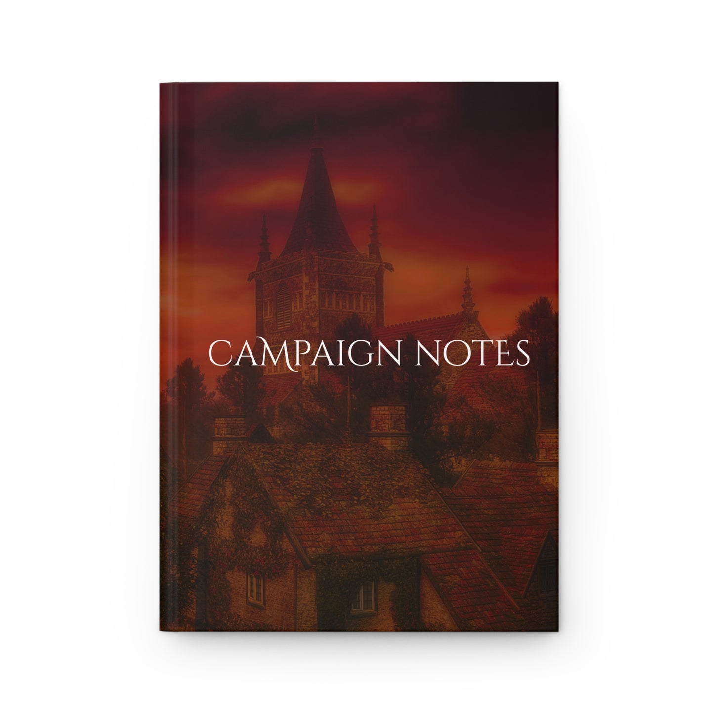 Campaign Notebook, Hardcover Journal, lined - Vampire Village