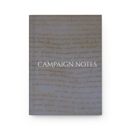 Campaign Notebook, Hardcover Journal, lined - Pale Parchment