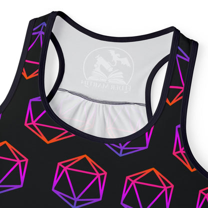 D20 Racerback Tank, womens