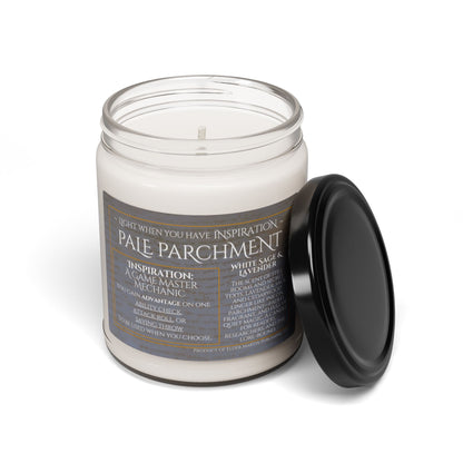 Inspiration Soy Candle | 9oz Pale Parchment - White Sage & Lavender Scent